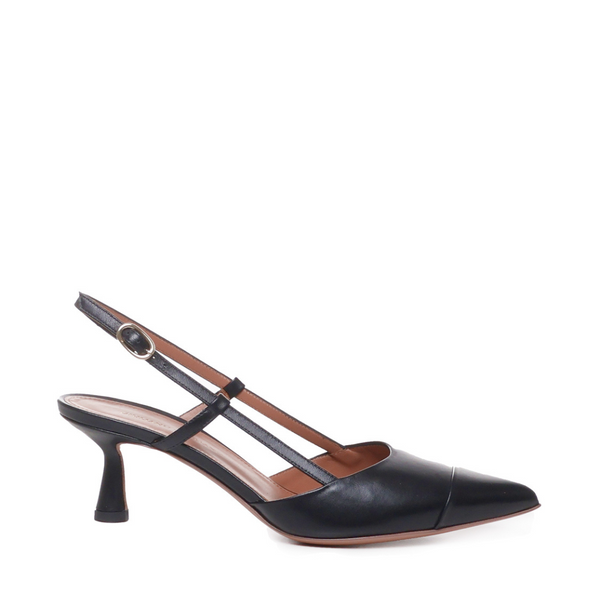 Elettra | Slingback | Black | Leather