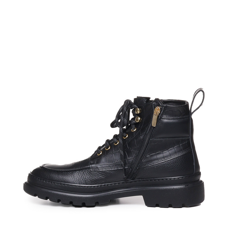 Chicago Boots | Croc leather